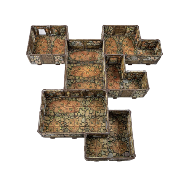 Dungeons & Lasers Abandoned Mines Prismacast Pre-Painted Terrain