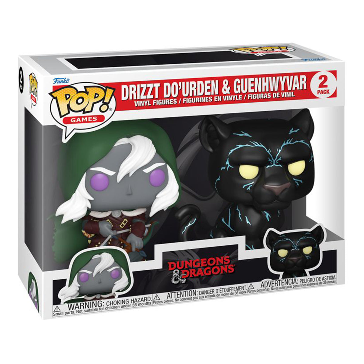 Dungeons & Dragons - Drizzt Do'Urden & Guenhwyvar Pop! Vinyl 2-Pack