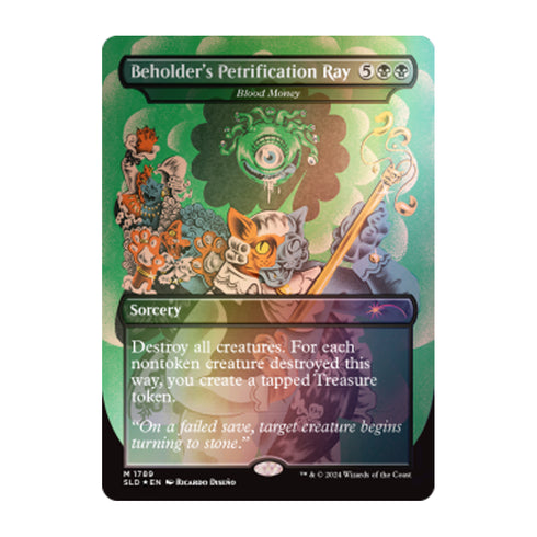Magic Secret Lair x Dungeons & Dragons Death Is in the Eyes of the Beholder Foil Edition