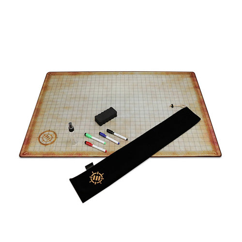 ENHANCE Tabletop Deluxe Rubber RPG Grid Mat Campaign Kit