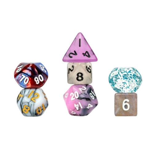 FanRoll Mystery Misfit Mini Polyhedral Dice (2 Sets per Pack)