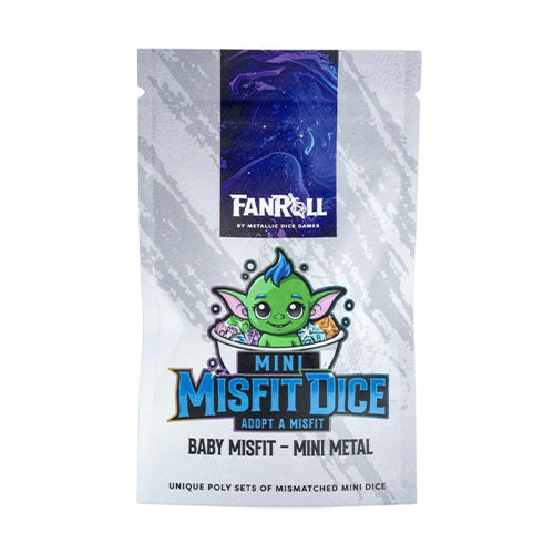 Fanroll Mystery Misfit Mini Metal Polyhedral Dice Set Blind Bag