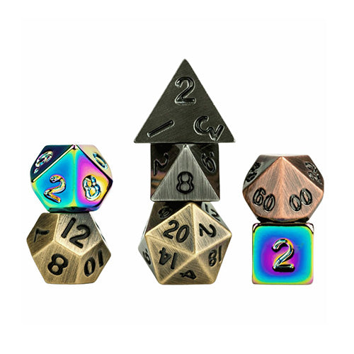 Fanroll Mystery Misfit Mini Metal Polyhedral Dice Set Blind Bag