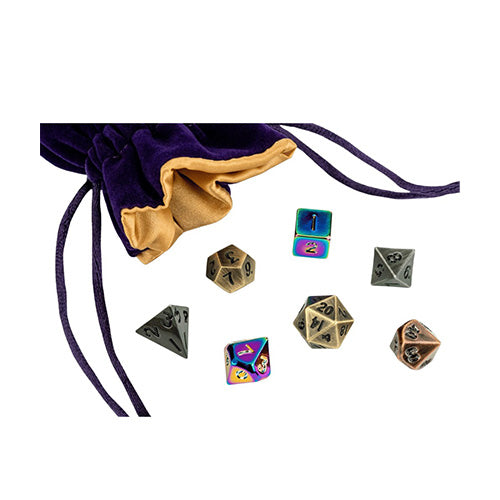 Fanroll Mystery Misfit Mini Metal Polyhedral Dice Set Blind Bag