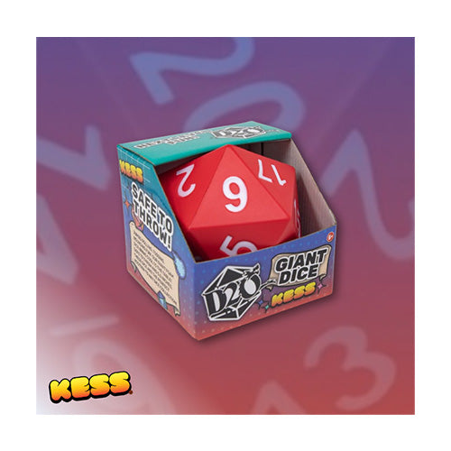 Foam Dice D20 Red