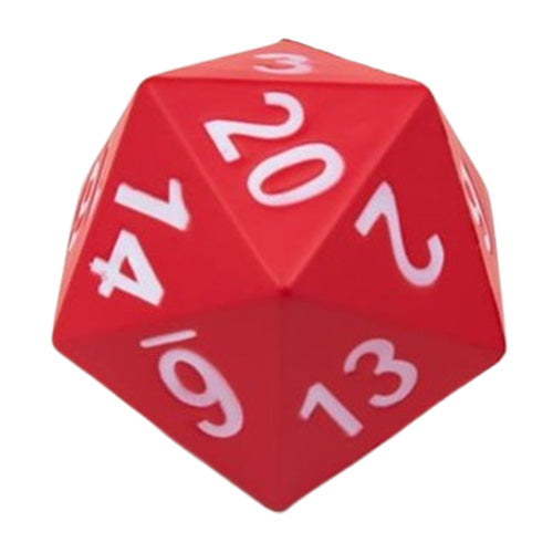 Foam Dice D20 Red