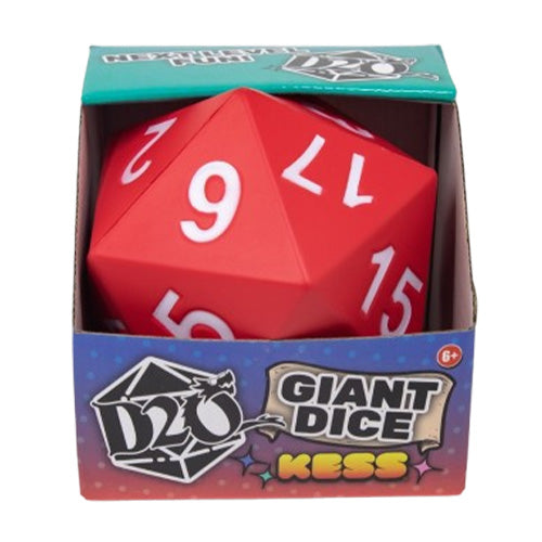 Foam Dice D20 Red