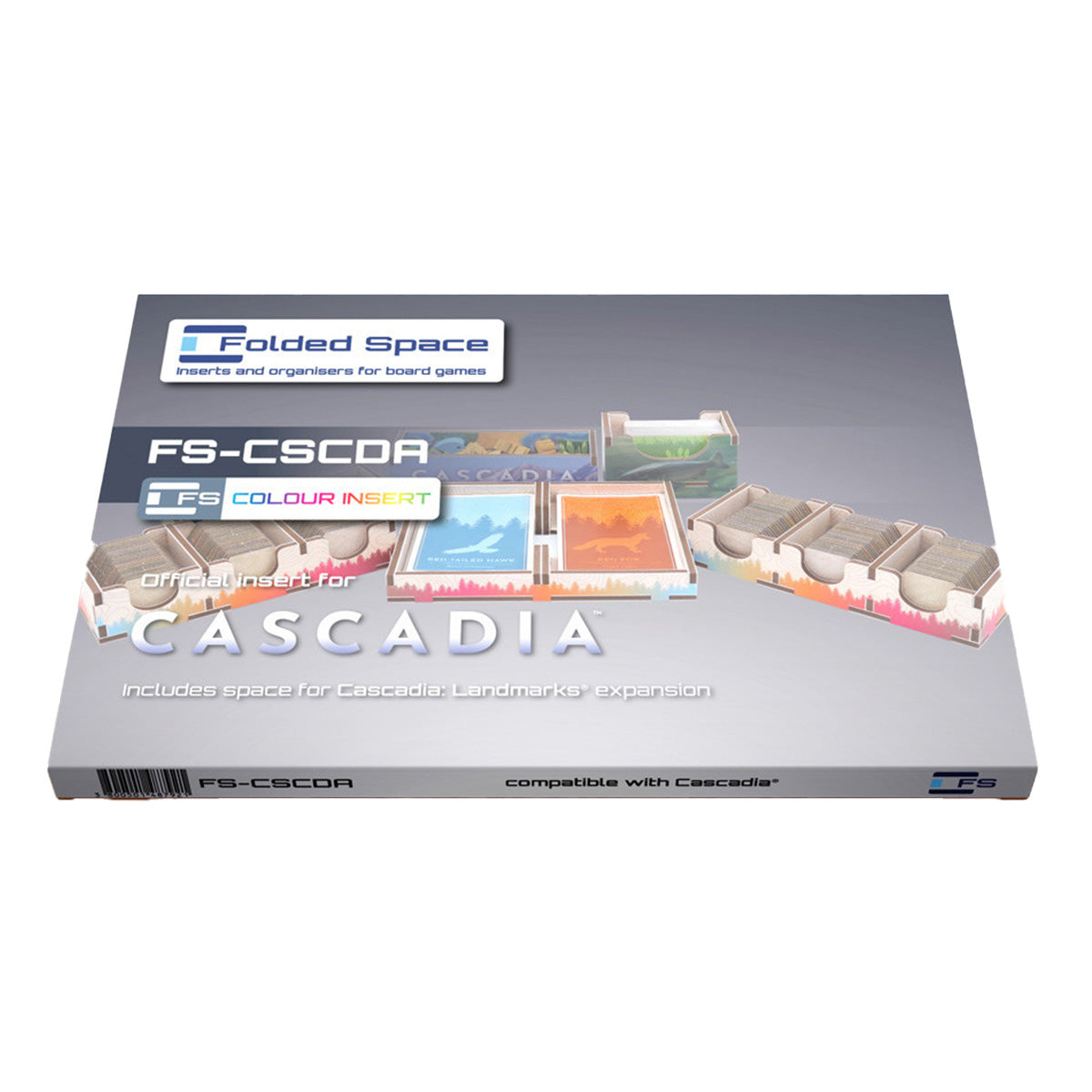 Folded Space Game Colour Inserts - Cascadia