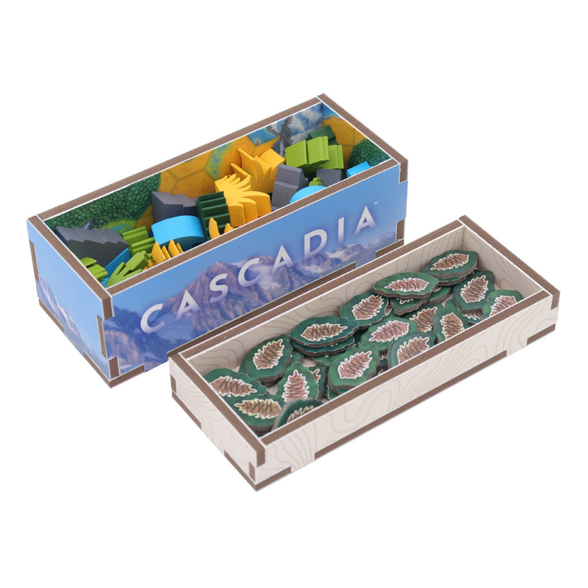 Folded Space Game Colour Inserts - Cascadia