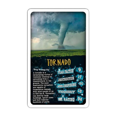 Forces of Nature Top Trumps