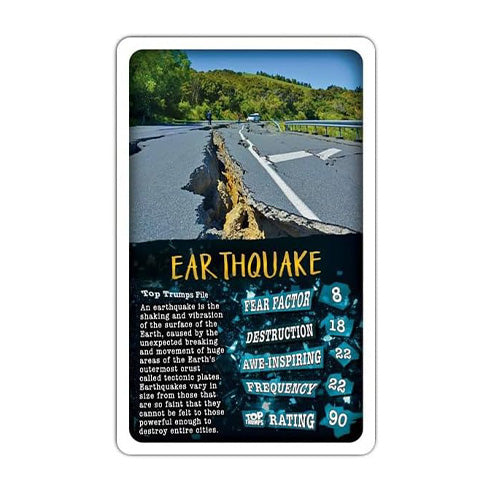 Forces of Nature Top Trumps
