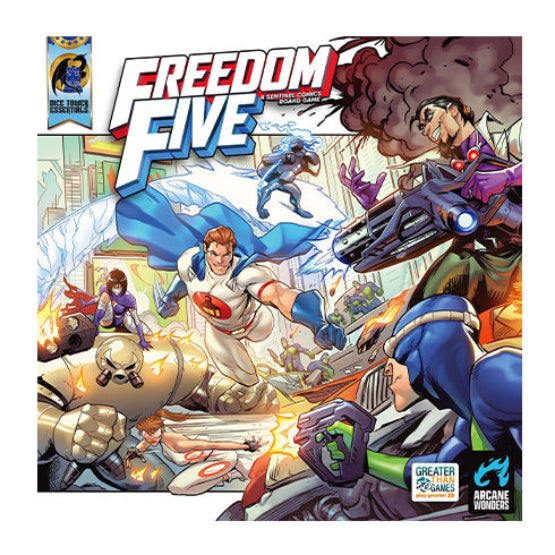 Freedom Five: A Sentinel Comics Board Game