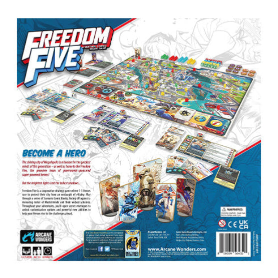 Freedom Five: A Sentinel Comics Board Game