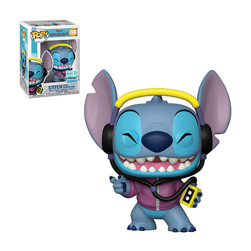 Funko Pop! Limited Edition Watermelon Stitch #1589 + Headphones #1590 w/ Protectors (Set of 2)