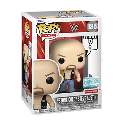 Funko Pop! Stone Cold Steve Austin “What?” #185 Limited Edition Supreme w/ Protector