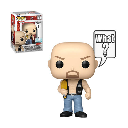 Funko Pop! Stone Cold Steve Austin “What?” #185 Limited Edition Supreme w/ Protector