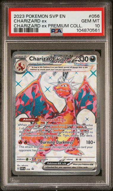 CHARIZARD ex #056 2023 SVP PREMIUM COLL. PSA 10