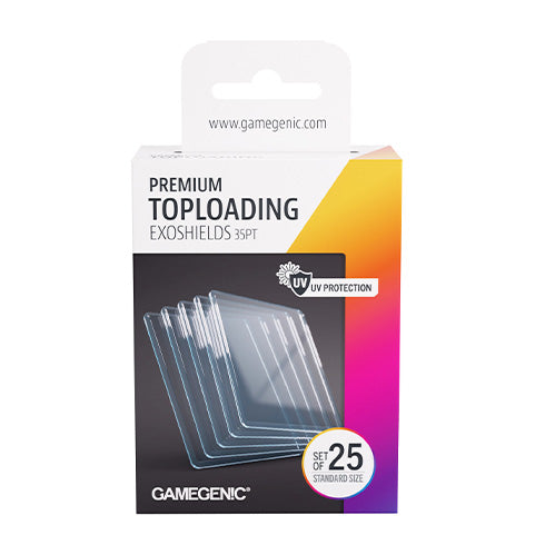 Gamegenic Premium Toploading Exoshields 35pt Premium Top Loaders (Pack of 25)