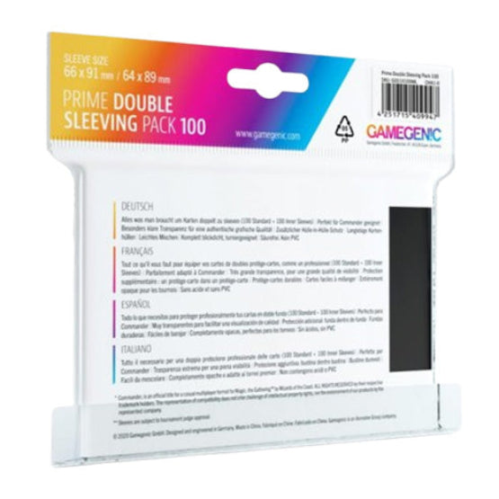 Gamegenic Prime Double Sleeving Pack 100