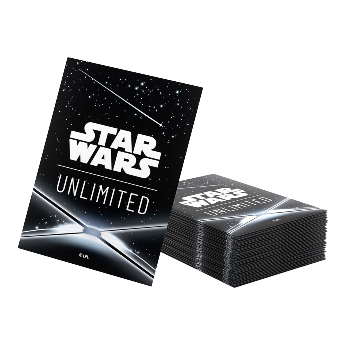 Gamegenic Star Wars Unlimited Art Sleeves - Card Back Black