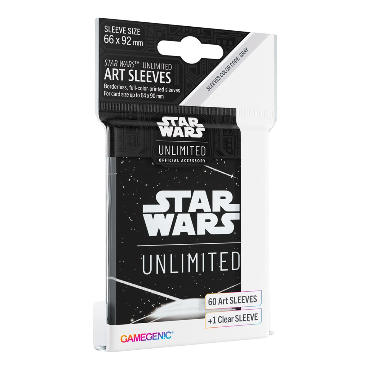 Gamegenic Star Wars Unlimited Art Sleeves - Card Back White