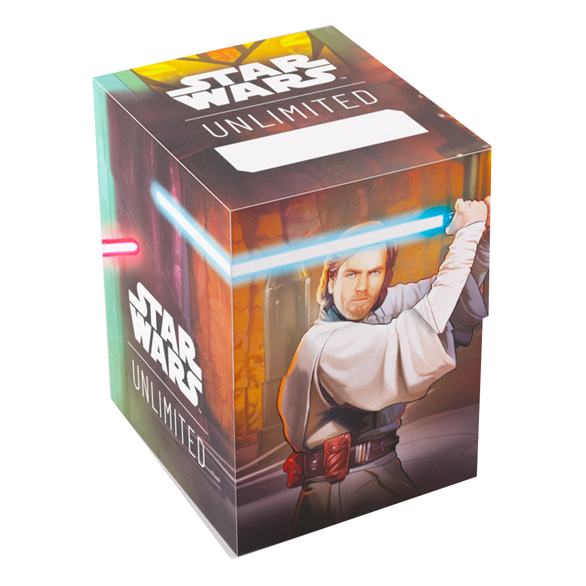 Gamegenic Star Wars Unlimited Soft Crate Deck Box - Obi-Wan Kenobi/Darth Maul
