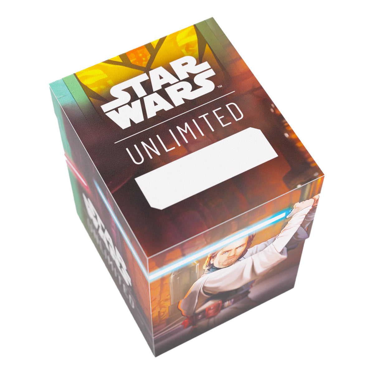 Gamegenic Star Wars Unlimited Soft Crate Deck Box - Obi-Wan Kenobi/Darth Maul