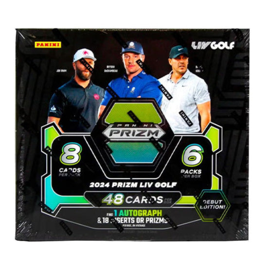 Golf 2024 Prizm LIV Golf Hobby Trading Cards Debut Edition (Display of 6)