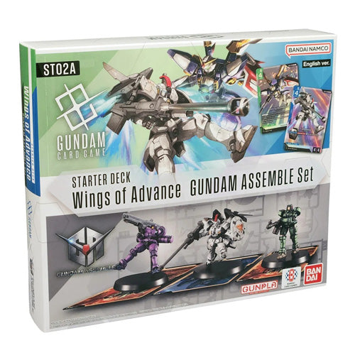 Gundam Card Game Wings of Advance ST02A Gundam Assemble Starter Set