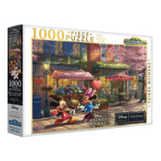 Harlington Thomas Kinkade Disney Mickey and Minnie Sweetheart Cafe 1000 Piece Puzzle