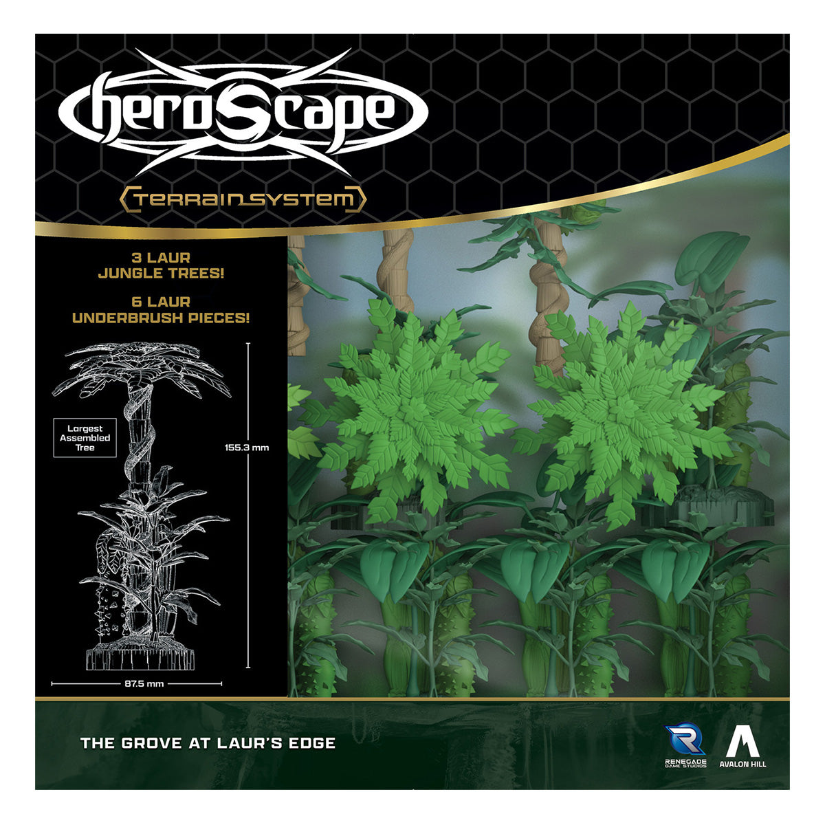 Heroscape The Grove at Laur’s Edge Terrain Expansion