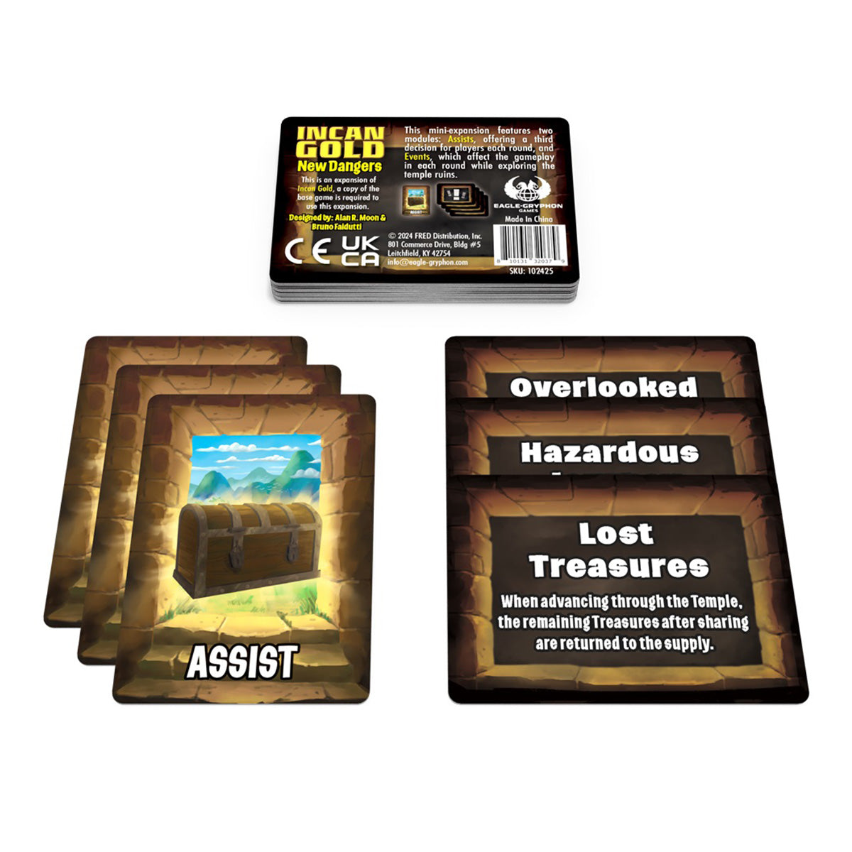 Incan Gold 2024 Edition (Inc New Dangers Expansion)