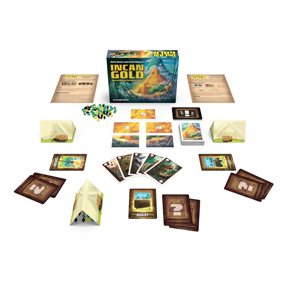 Incan Gold 2024 Edition (Inc New Dangers Expansion)