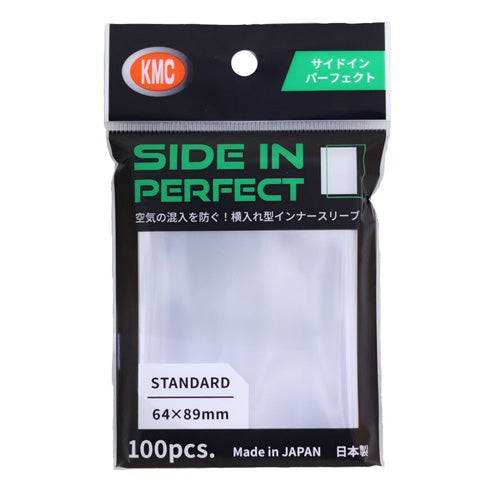 KMC SIDE IN 100ct PERFECT SIZE 64x89mm CLEAR CARD SLEEVES