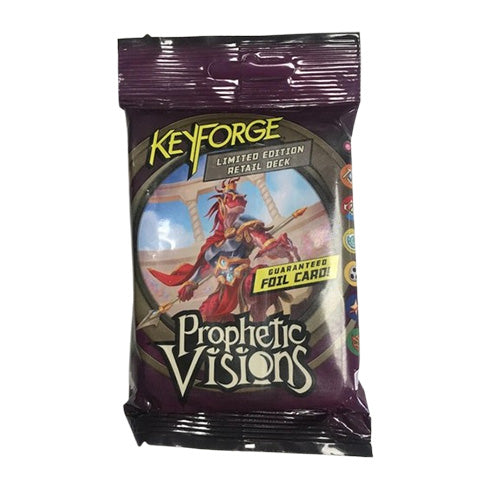 Keyforge Prophetic Visions Limited Edition Retail Deck (Guaranteed Foil Card)