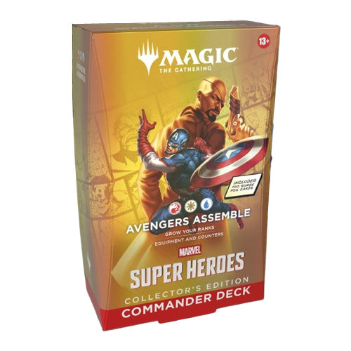 Magic Marvel Super Heroes Collector Commander Deck (Set of 4)