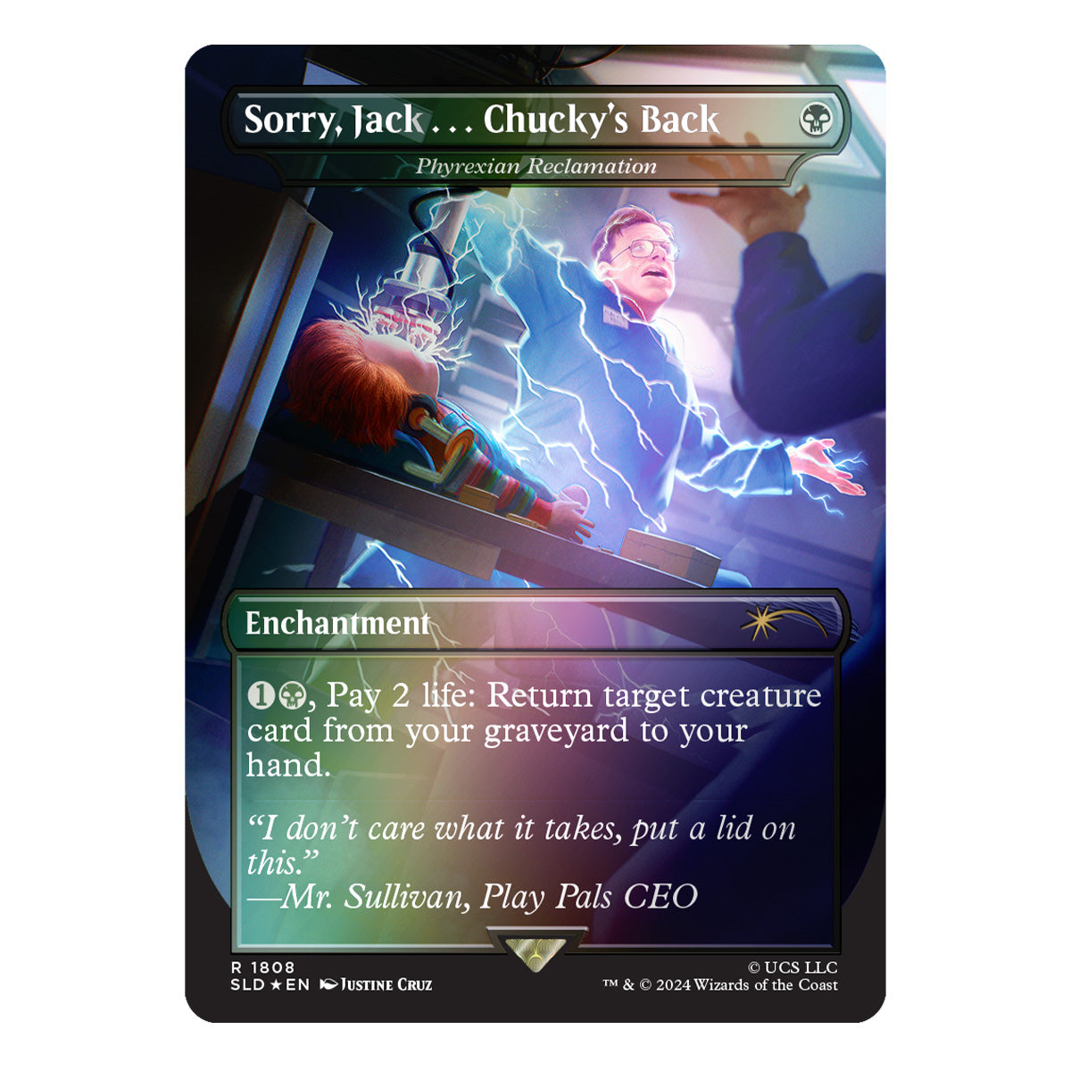 Magic Secret Lair Camp Totally Safe Drop Chucky Foil Edition