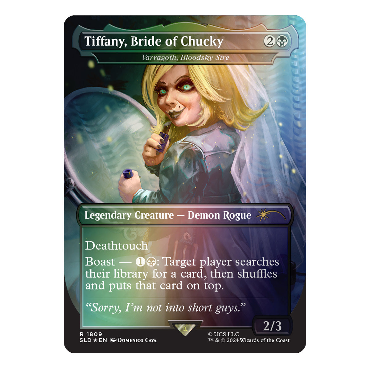 Magic Secret Lair Camp Totally Safe Drop Chucky Foil Edition