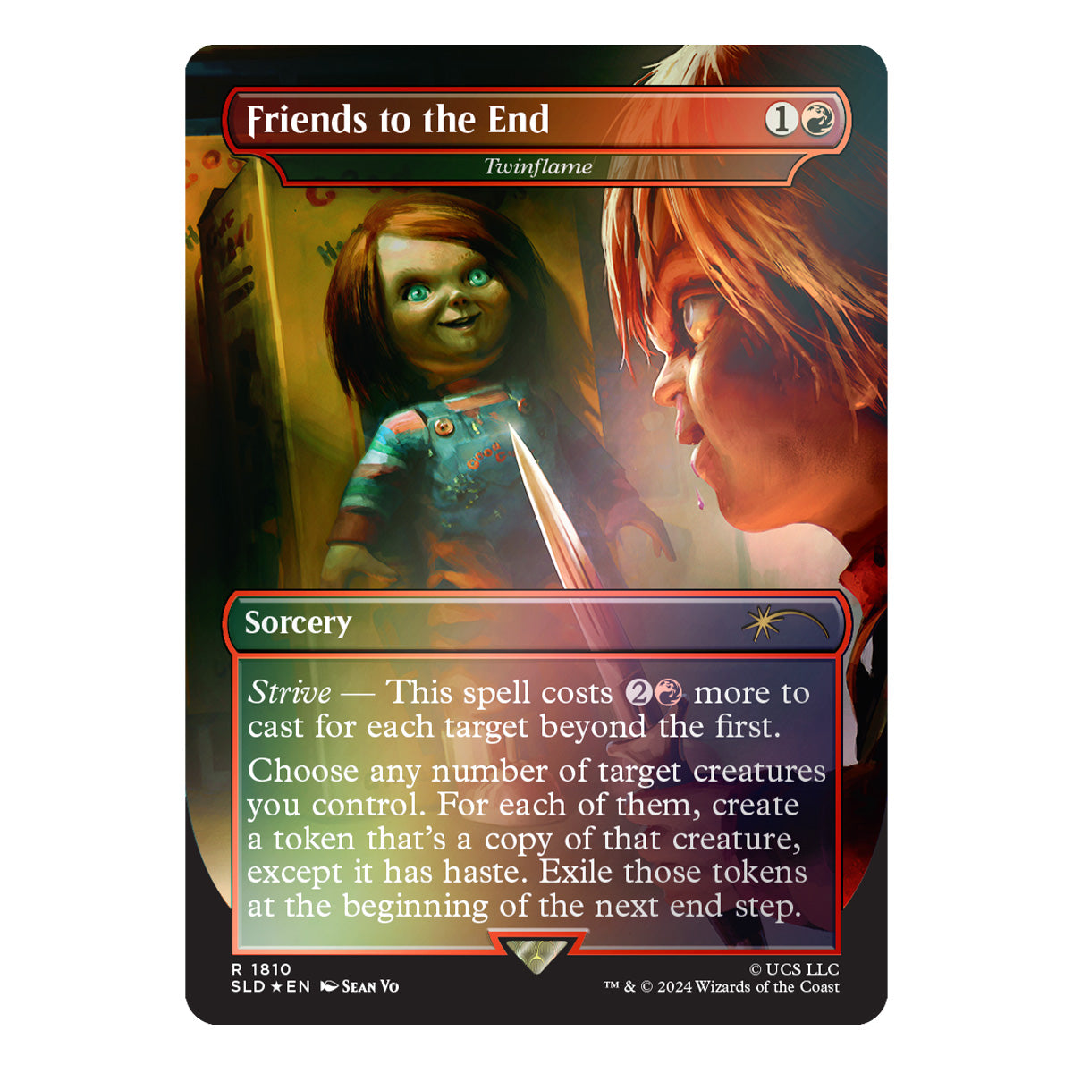 Magic Secret Lair Camp Totally Safe Drop Chucky Foil Edition
