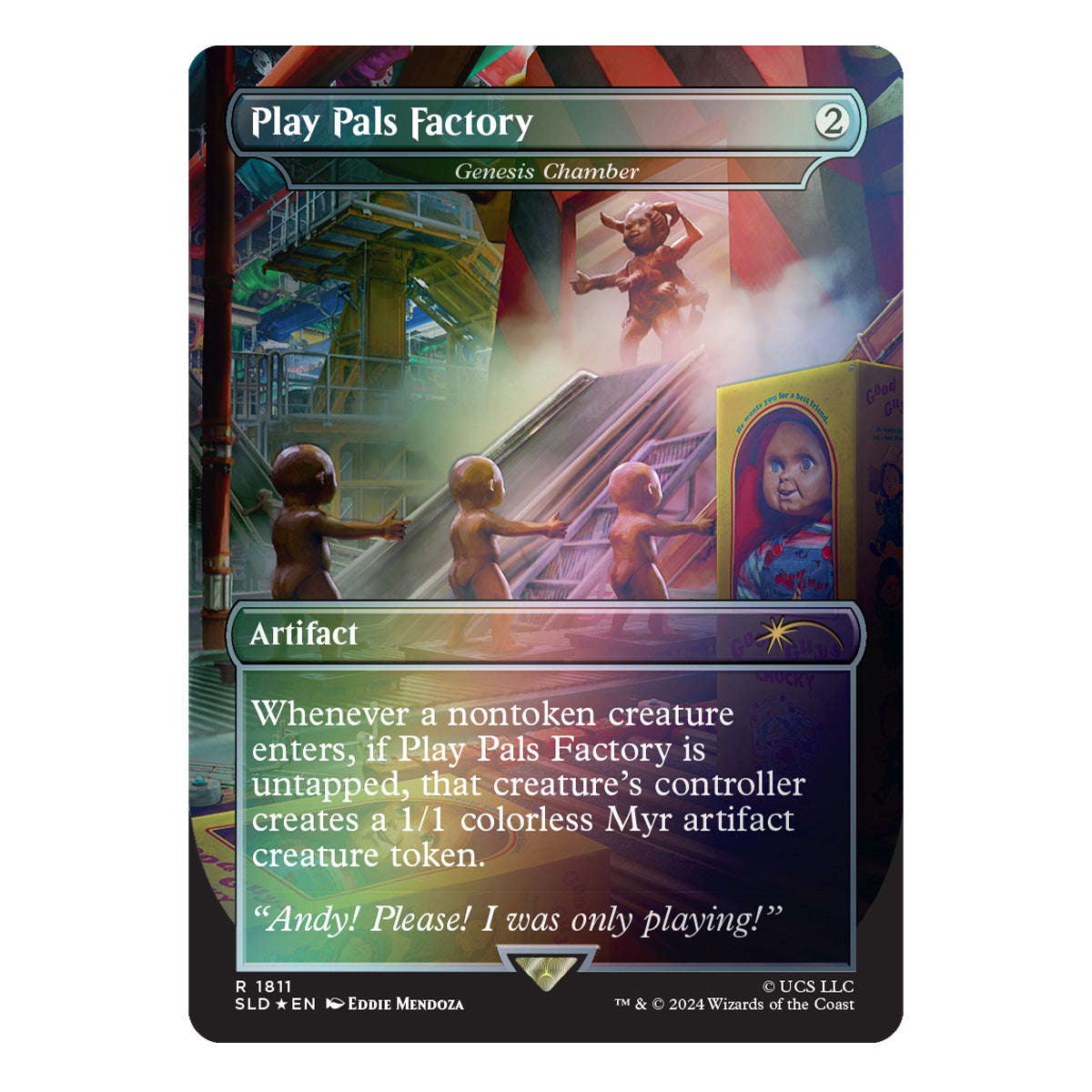 Magic Secret Lair Camp Totally Safe Drop Chucky Foil Edition