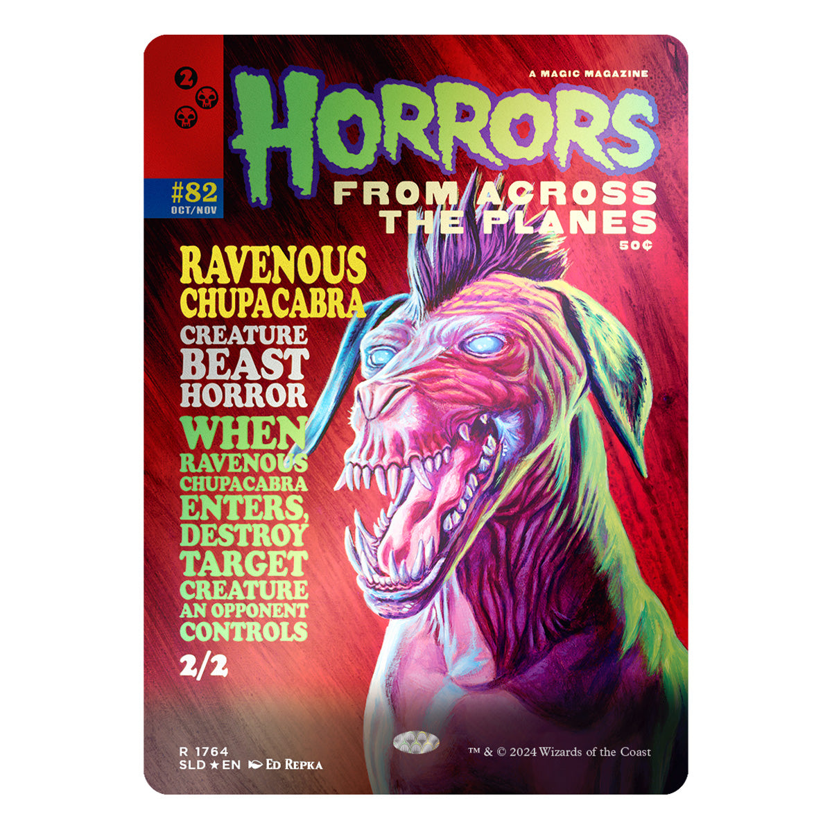 Magic Secret Lair Camp Totally Safe Drop Monstrous Magazines Foil Edition