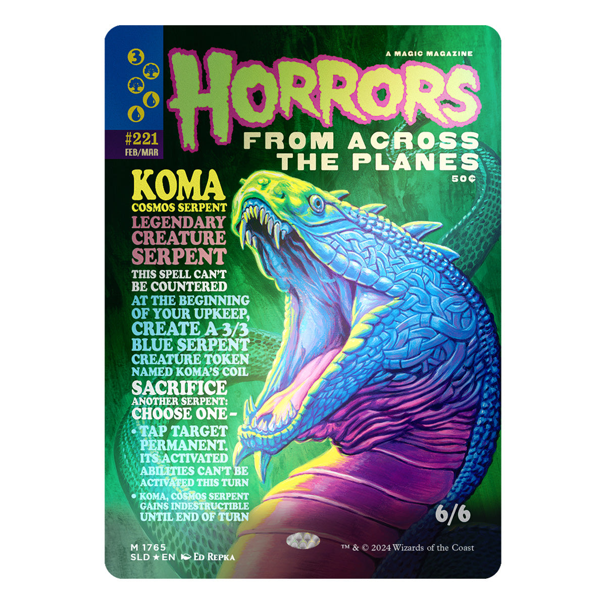 Magic Secret Lair Camp Totally Safe Drop Monstrous Magazines Foil Edition