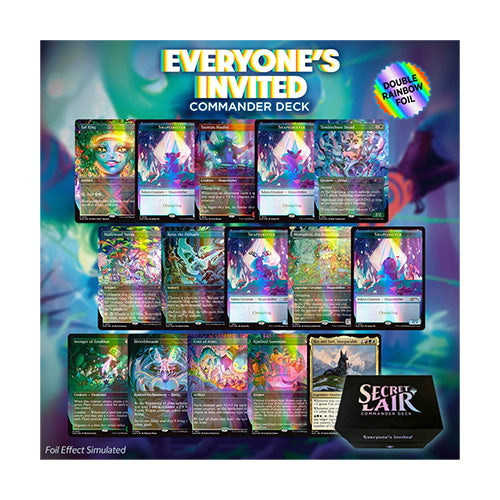 Magic Secret Lair Commander Deck Everyone's Invited