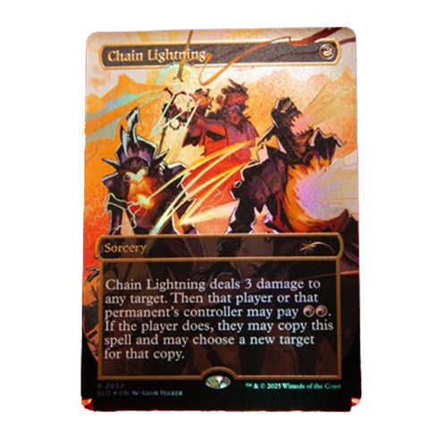 Magic Secret Lair EVERYTHING IS ON FIRE Raised Foil Edition