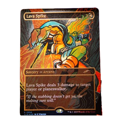 Magic Secret Lair EVERYTHING IS ON FIRE Raised Foil Edition