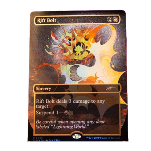 Magic Secret Lair EVERYTHING IS ON FIRE Raised Foil Edition