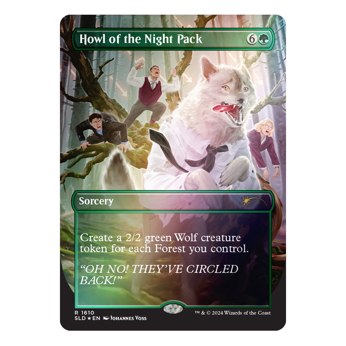 Magic Secret Lair Featuring Not a Wolf Foil Edition