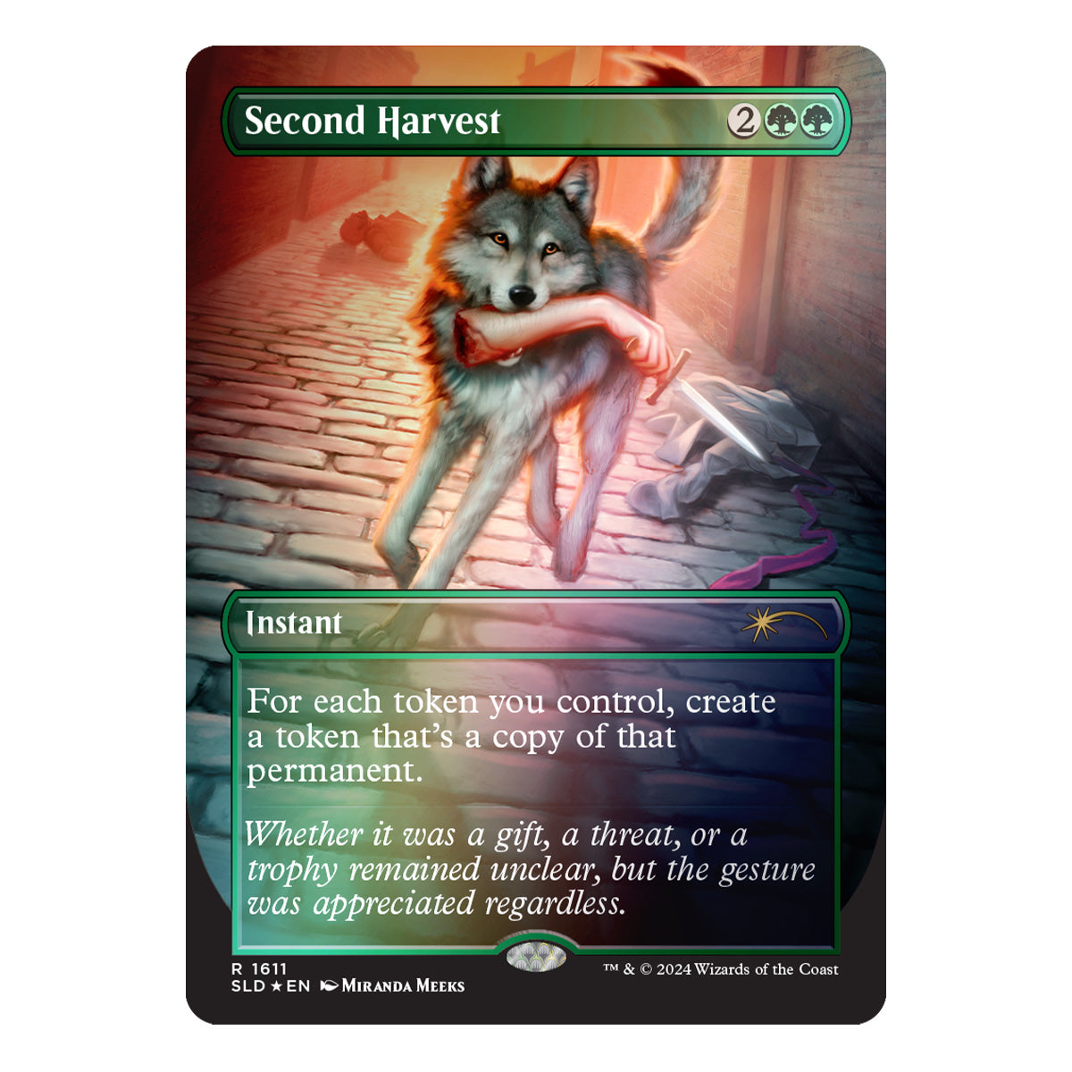 Magic Secret Lair Featuring Not a Wolf Foil Edition