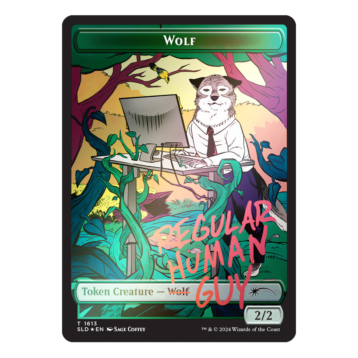 Magic Secret Lair Featuring Not a Wolf Foil Edition