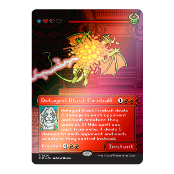 Magic Secret Lair Pixel Perfect Extra Life 2024 Foil Edition